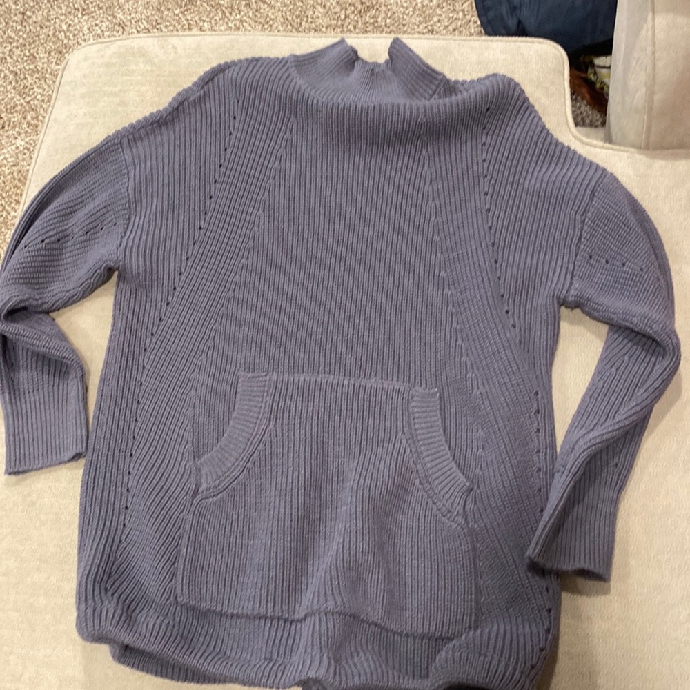 Oversized medium purple/grey sweater